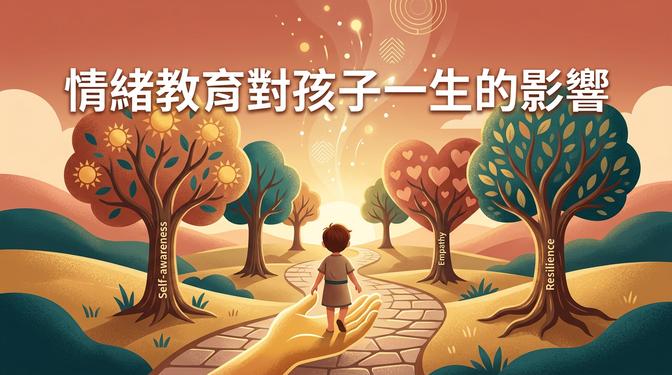 情緒教育對孩子一生的影響文章封面圖